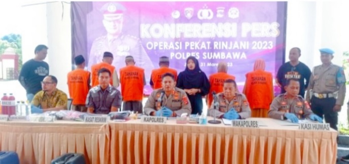 Polres Sumbawa Berhasil Ungkap 48 Kasus Dalam Operasi Pekat Rinjani